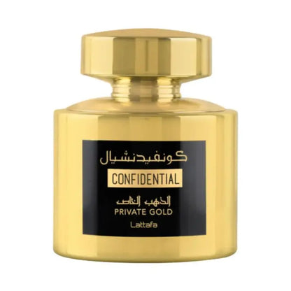 Confidential Private Gold Lattafa - elixir